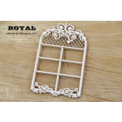 Lepenkový výrez - royal okno