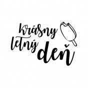 Silikónové razítko - krásny letný deň