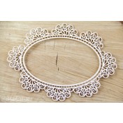 Lepenkový výrez - doily rámik