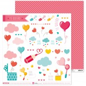 Sada papierov - Puro amor (30,5x30,5 cm)