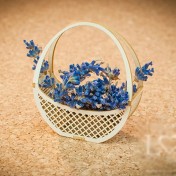 Lepenkový výrerz - 3D košík