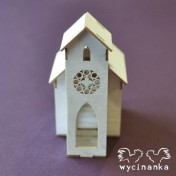 Lepenkový výrez - 3D kostol