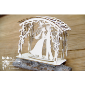 Lepenkový výrez - 3D altánok