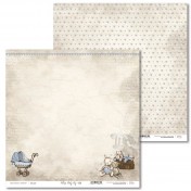 Obojstranný papier - Vintage Baby Boy 03