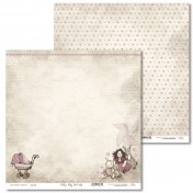 Obojstranný papier - Vintage Baby Girl 03