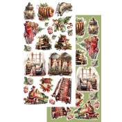 Sada papierov - Merry Christmas, 6ks