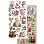 Sada papierov - Merry Christmas, 6ks