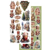 Sada papierov - Merry Christmas, 6ks