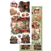 Sada papierov - Merry Christmas, 6ks