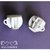 Lepenkový výrez - 3D hrnček