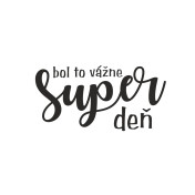 Silikónové razítko - bol to vážne super deň