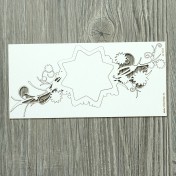 Lepenkový výrez - rámik stela