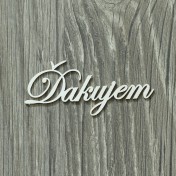 Lepenkový výrez - ďakujem