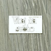 Lepenkový výrez - Vitaj na svete