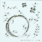 Lepenkový výrez -  venček