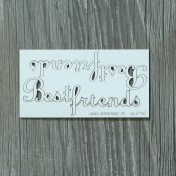 Lepenkový výrez -  best friends