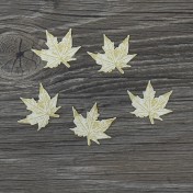 Lepenkový výrez - listy malé vzor 2
