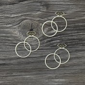 Lepenkový výrez - obrúčky