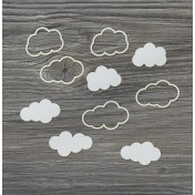 Lepenkový výrez - oblaky