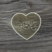 Lepenkový výrez - srdiečko