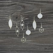 Lepenkový výrez - vianočné gule