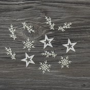 Lepenkový výrez - vianočná zostava