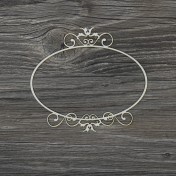 Lepenkový výrez - rámik vzor 4