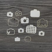 Lepenkový výrez - mix fotoaparátov