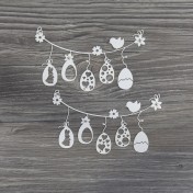 Lepenkový výrez - veľkonočná girlanda