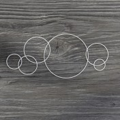 Lepenkový výrez - kruhy