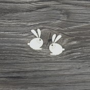 Lepenkový výrez - zajačiky