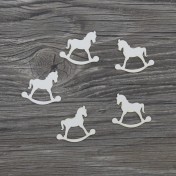 Lepenkový výrez - hojdací koník malý