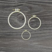 Lepenkový výrez - vyšívací kruh