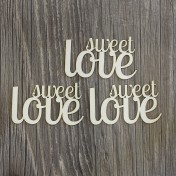 Lepenkové výrezy - sweet love