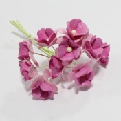 Papierové kvety - sweethearts 10ks pink