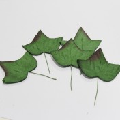 Papierové  listy - ivy 3,5 cm, 5ks