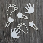 Lepenkový výrez - odtlačky