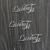 Lepenkový výrez - ľúbim ťa 3ks