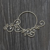 Lepenkový výrez - rámik s ornamentom