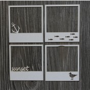 Lepenkový výrez - fotoramiky SEASIDE