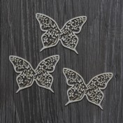 Lepenkový výrez - SUMMER WEDDING motýle