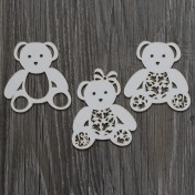 Lepenkový výrez - medvedíky