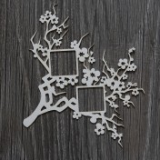 Lepenkový výrez - cherry blossoms rámiky