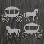 Lepenkový výrez - koč