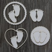 Lepenkový výrez - nožičky