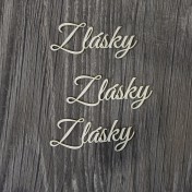 Lepenkový výrez - Z lásky 3ks