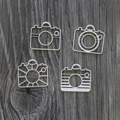 Lepenkový výrez - fotoaparáty 4ks