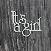 Lepenkový výrez - It' a girl II