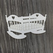 Lepenkový výrez - kolíska