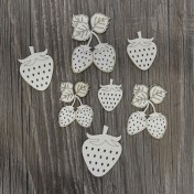 Lepenkový výrez - jahody